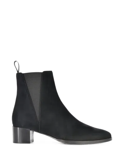 Giuseppe Zanotti Judy Suede Ankle Boots In Black