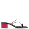 Giuseppe Zanotti Crystal Suede Trio Band Sandals In Multi