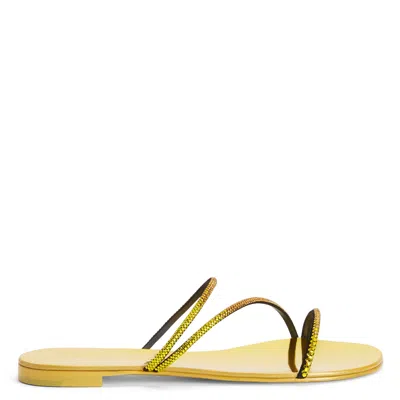 Giuseppe Zanotti Julianne Sandalen In Yellow