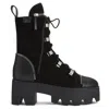 Giuseppe Zanotti Juliett Platform Hiking Boots In Black