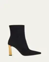 Giuseppe Zanotti Kanda Suede Booties In Black