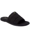 Giuseppe Zanotti Kanot 10 Suede Slide In Black