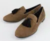 Giuseppe Zanotti Kevin Camoscio Suede Slippers Shoes In Brown