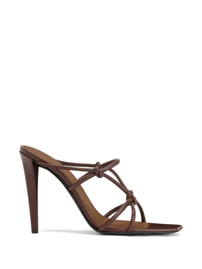 Giuseppe Zanotti Key Knotted Sandals In Brown