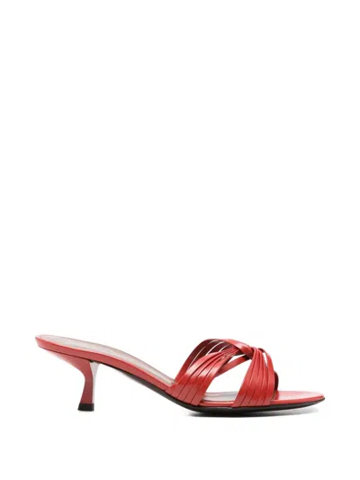Giuseppe Zanotti Knotted Sandals In Red