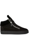 Giuseppe Zanotti Kriss Suede Platform Sneakers