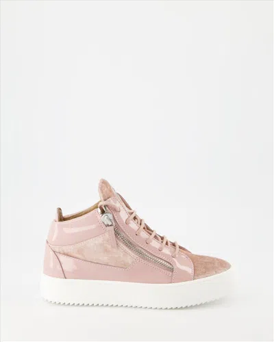 Giuseppe Zanotti Kriss Round Toe Sneakers In Pink