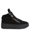 Giuseppe Zanotti Kriss Winter Mid-top Sneakers In Black