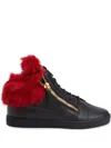 Giuseppe Zanotti Kriss Winter Sneakers In Black