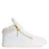 Giuseppe Zanotti Kriss Winter Mid-top Sneakers In White