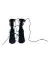 Giuseppe Zanotti Lace Up Gladiator Heels In Black Suede