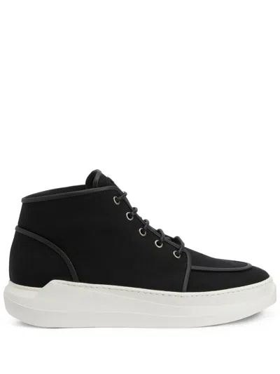 GIUSEPPE ZANOTTI LACE-UP HIGH-TOP SNEAKERS