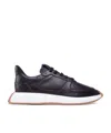 Giuseppe Zanotti Leather Sneakers In Black