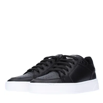 Giuseppe Zanotti Ladies Black Low Top Sneakers