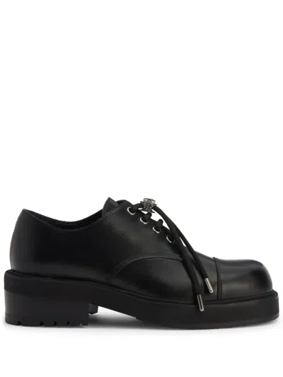 Giuseppe Zanotti Lapley Leather Loafers In Black