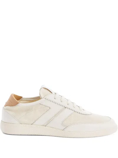 Giuseppe Zanotti League Canvas Sneakers In Neutrals