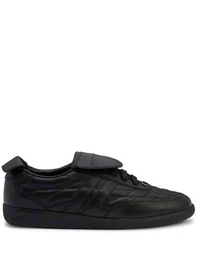 Giuseppe Zanotti League Leather Sneakers In Black