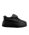 Giuseppe Zanotti League Maxi Leather Sneakers In Black