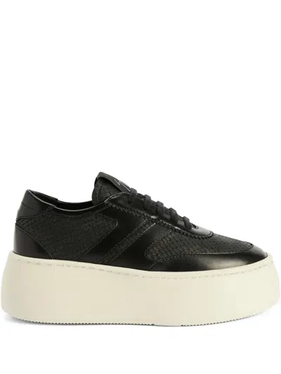 Giuseppe Zanotti League Maxi Trainers In Black