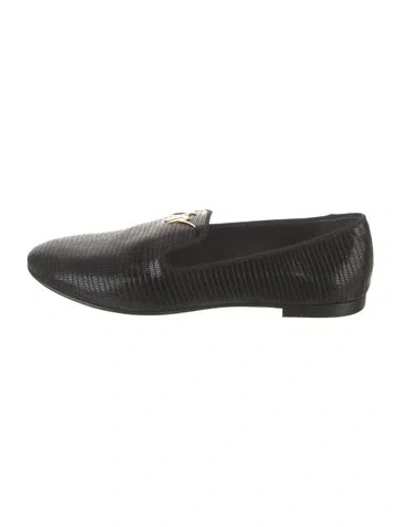 Pre-owned Giuseppe Zanotti Leather Animal Print Loafers In Multi