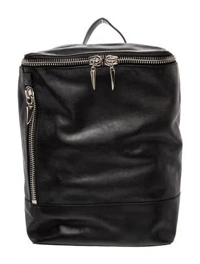Pre-owned Giuseppe Zanotti Leather Backpack In Black
