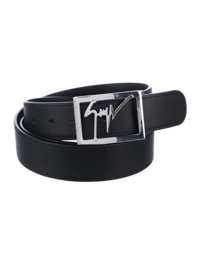 Pre-owned Giuseppe Zanotti Leather Belt In Black