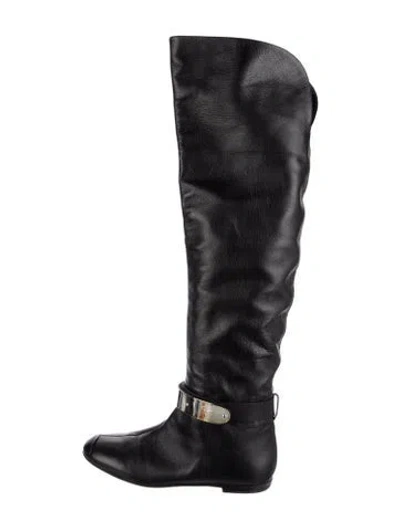 Pre-owned Giuseppe Zanotti Leather Boots In Black