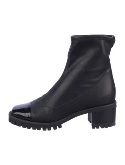 Pre-owned Giuseppe Zanotti Leather Boots In Black