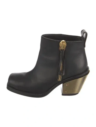 Pre-owned Giuseppe Zanotti Leather Boots In Black