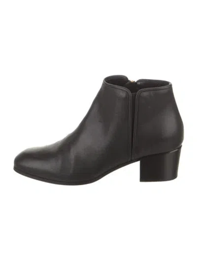 Pre-owned Giuseppe Zanotti Leather Boots In Black