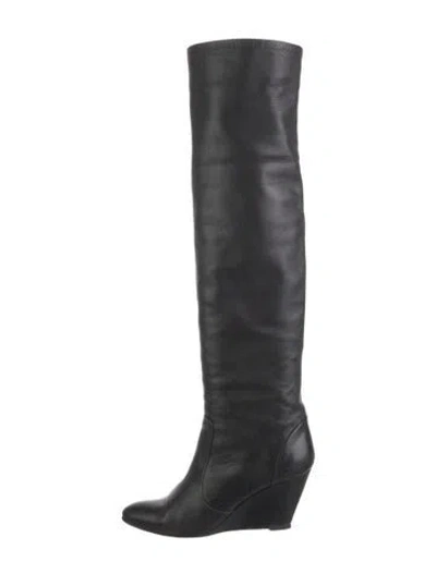 Pre-owned Giuseppe Zanotti Leather Boots In Black