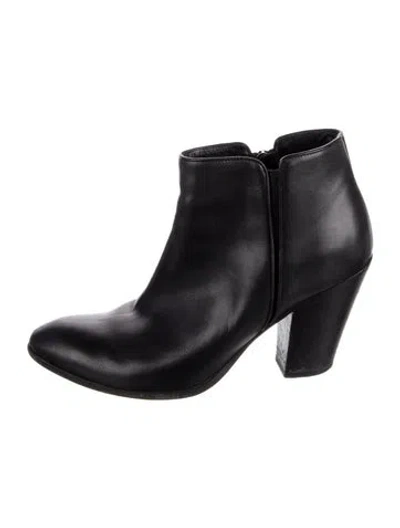 Pre-owned Giuseppe Zanotti Leather Boots In Black