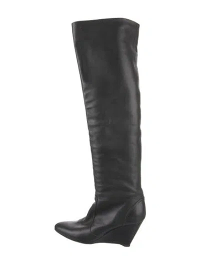 Pre-owned Giuseppe Zanotti Leather Boots In Black