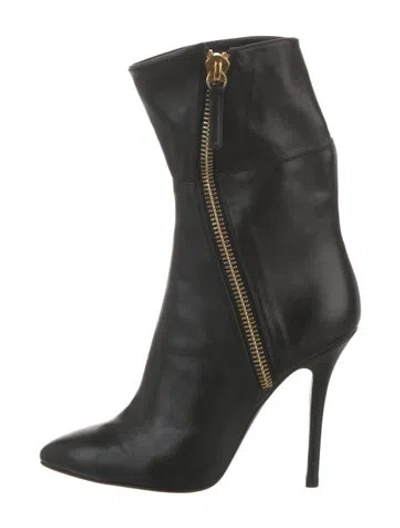 Pre-owned Giuseppe Zanotti Leather Boots In Black