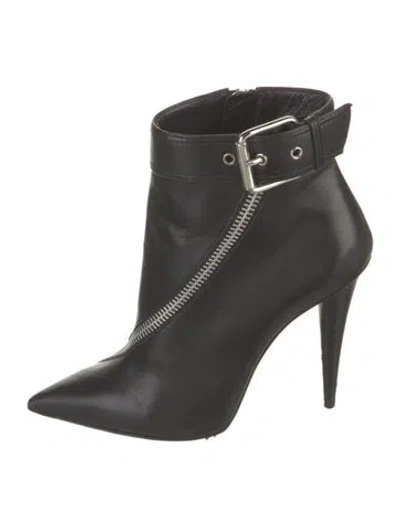 Pre-owned Giuseppe Zanotti Leather Boots In Black