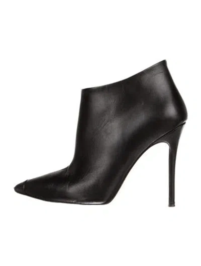 Pre-owned Giuseppe Zanotti Leather Boots In Black