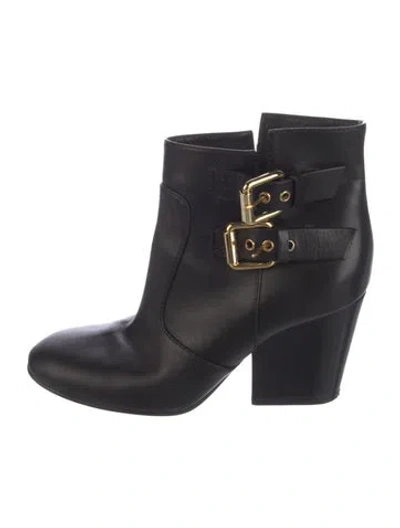 Pre-owned Giuseppe Zanotti Leather Boots In Black
