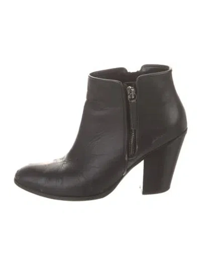 Pre-owned Giuseppe Zanotti Leather Boots In Black
