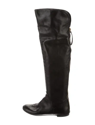 Pre-owned Giuseppe Zanotti Leather Boots In Black