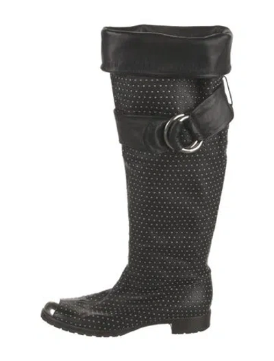 Pre-owned Giuseppe Zanotti Leather Boots In Black