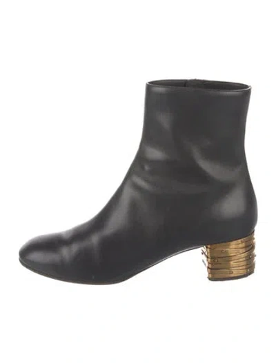 Pre-owned Giuseppe Zanotti Leather Boots In Black
