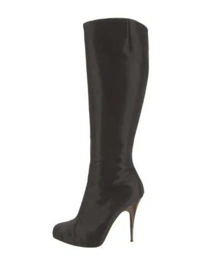 Pre-owned Giuseppe Zanotti Leather Boots In Black