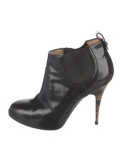 Pre-owned Giuseppe Zanotti Leather Boots In Black