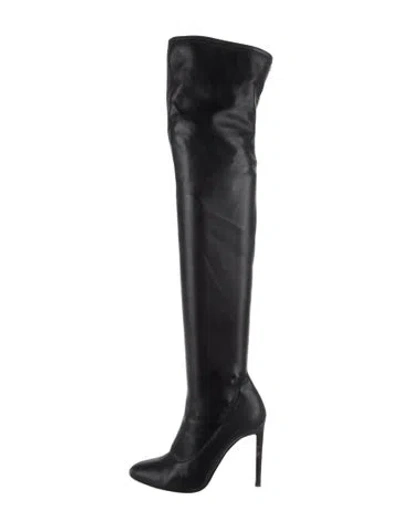 Pre-owned Giuseppe Zanotti Leather Boots In Black