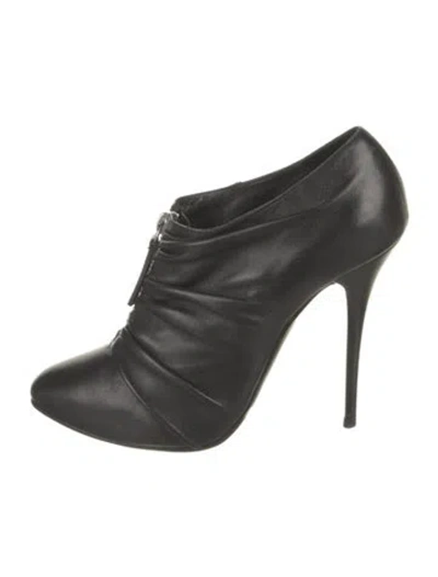 Pre-owned Giuseppe Zanotti Leather Boots In Black