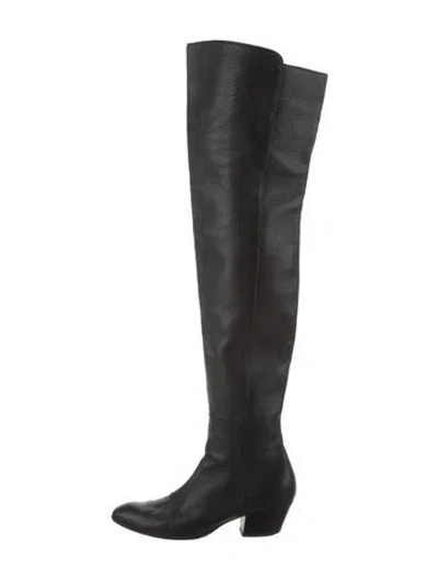 Pre-owned Giuseppe Zanotti Leather Boots In Black
