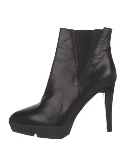 Pre-owned Giuseppe Zanotti Leather Boots In Black