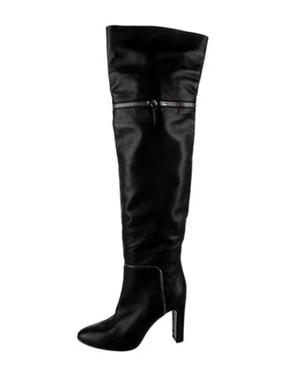 Pre-owned Giuseppe Zanotti Leather Boots In Black