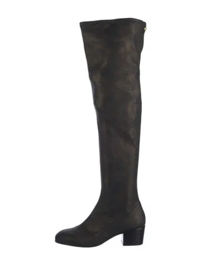 Pre-owned Giuseppe Zanotti Leather Boots In Blue