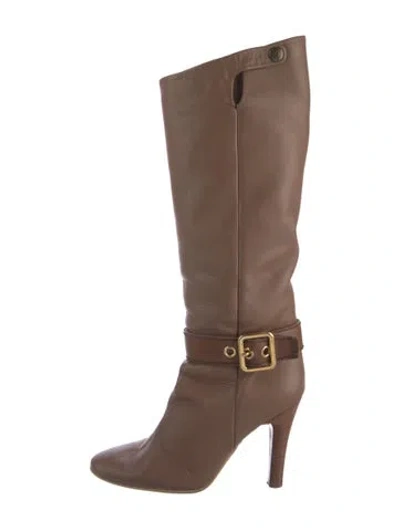 Pre-owned Giuseppe Zanotti Leather Boots In Brown